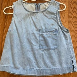 Denim summer top